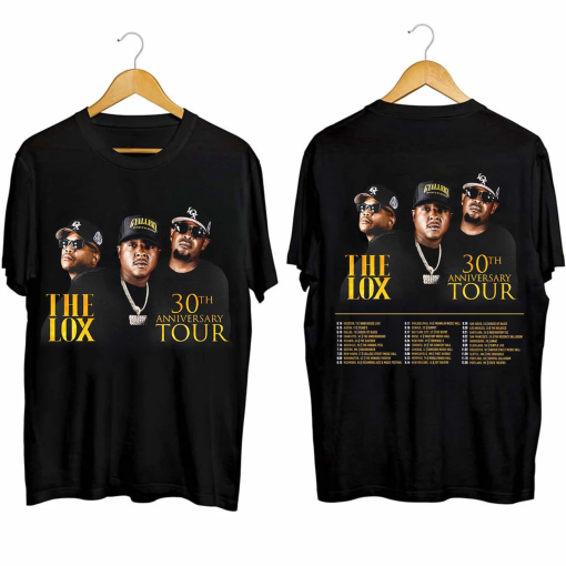 The Lox 30th Anniversary Tour 2024 Shirt, The Lox Band Fan Shirt, The Lox 2024 Concert Shirt, 30th Anniversary 2024 Concert Shirt