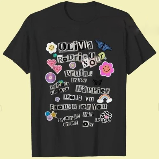 Olivia Rodrigo Guts Tour 2024 Shirt, The Guts World Tour 2024 Shirt, Album 2024 Merch, Vintage Olivia, Olivia Rodrigo Gift, Rodrigo