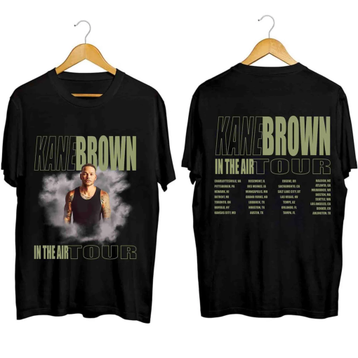 Kane Brown In The Air Tour 2024 Shirt, Kane Brown Fan Shirt, Kane Brown 2024 Concert Shirt, In The Air Concert Shirt For Fan