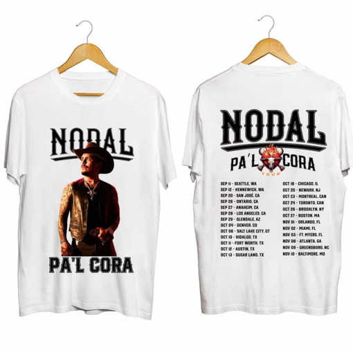 Christian Nodal – Pa’l Cora Tour 2024 Shirt, Christian Nodal Fan Shirt, Christian Nodal 2024 Tour Shirt, Pa’l Cora 2024 Concert Shirt