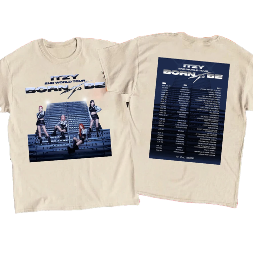 ITZY 2nd World Tour Born To Be Shirt, ITZY 2024 World Tour Sweatshirt, Itzy Untouchable, Itzy Kpop Merch, Midzy Tshirt,Itzy Yeji Ryujin Yuna