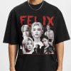 Felix Stray kids Graphic Shirt, Felix Kpop Bootleg Shirt, Felix Retro T Shirt, Vintage Kpop Shirt for her Birthday