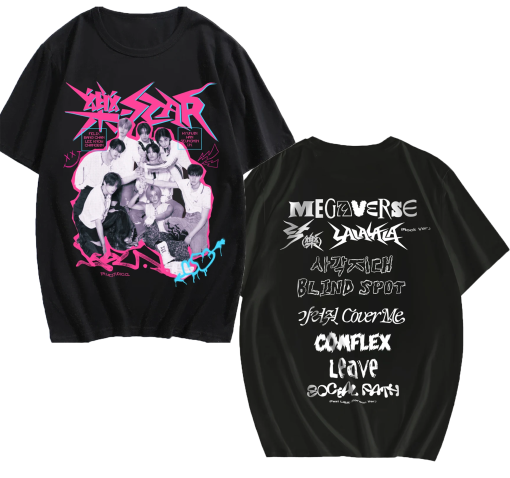 ROCKSTAR Stray Kids Concert T-shirt – graphic tee SKZ merch