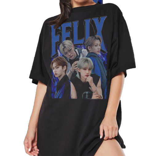 Felix Stray kids Graphic Shirt, Felix Kpop Bootleg Shirt, Felix Retro T Shirt, Vintage Kpop Shirt for her Birthday