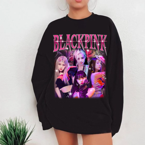 Vintage BlackPink Members Sweatshirt, BlackPink World Tour Shirt, Born Pink Tour Shirt, BlackPink Jisoo, Jennie, Rose, Lisa Shirt