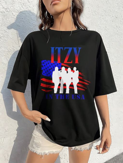 ITZY In The USA World Tour Shirt, Itzy Born To Be 2nd World Tour T-shirt, Itzy Kpop T-Shirt, Itzy Concert Merch, ITZY Born To Be Shirt