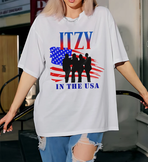 ITZY In The USA World Tour Shirt, Itzy Born To Be 2nd World Tour T-shirt, Itzy Kpop T-Shirt, Itzy Concert Merch, ITZY Born To Be Shirt