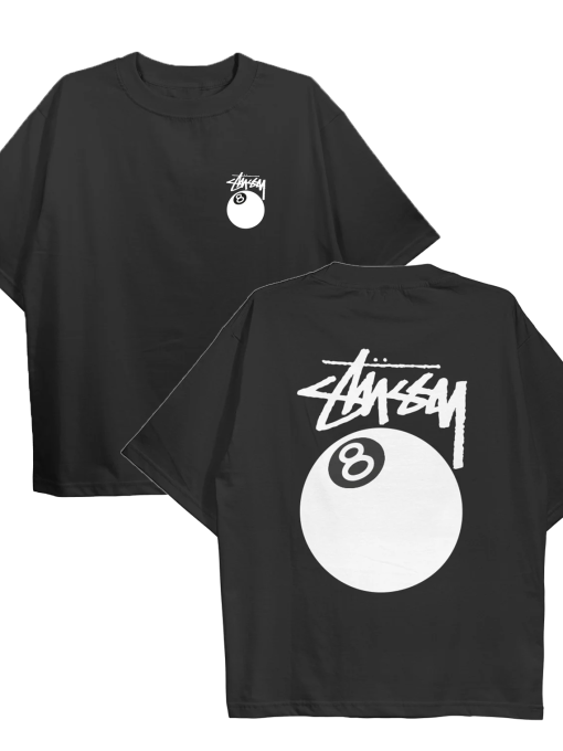 8 Ball, Oversize , Streetsyle Retro T-Shirt, Unisex High Quality Shirt for men and women