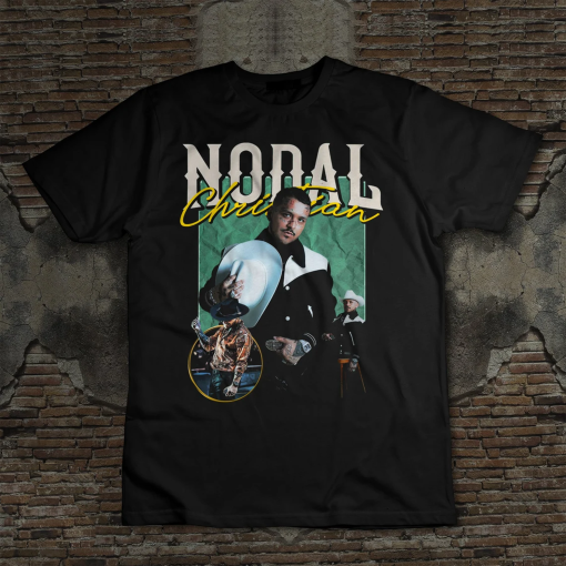 Christian Nodal T-Shirt Vintage Style Look Christian Nodal Forajido Tour 2023 Latino Regalo Regional Mexican Music | NODAL Merch