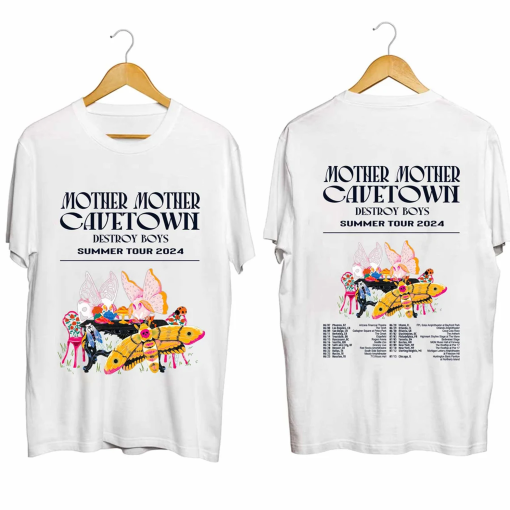 Cavetown and Mother Mother – Destroy Boys Summer Tour 2024 Shirt, Cavetown Fan Shirt, Cavetown 2024 Concert Shirt, Mother Mother 2024 Tour