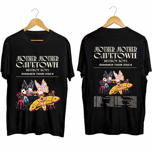 Cavetown and Mother Mother – Destroy Boys Summer Tour 2024 Shirt, Cavetown Fan Shirt, Cavetown 2024 Concert Shirt, Mother Mother 2024 Tour