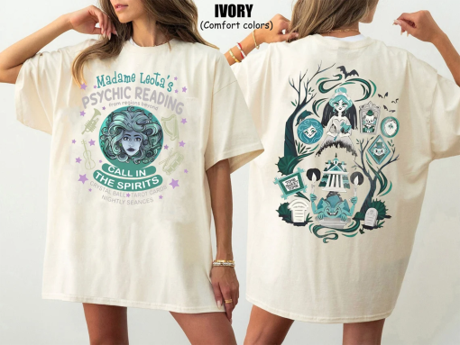 Madame Leota Comfort Colors Shirt, Foolish Mortal Shirt, Vintage The Haunted Mansion 1969 Shirt, Stretching Room Shirt, Haunted Mansion Tee