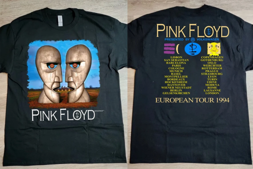 Pink Floyd – Division Bell European Tour 1994 T-Shirt, Pink Floyd European Tour ’94 T-Shirt, Pink Floyd Band Shirt, Vtg Rock Music Shirt