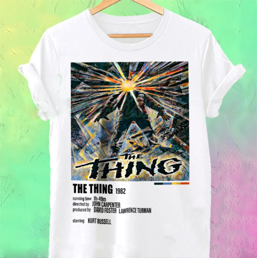 The Thing 1982 Movie Shirt | Retro Movie Poster Vintage Tee Shirt | Cult Movie Best Gift Fan T-shirt