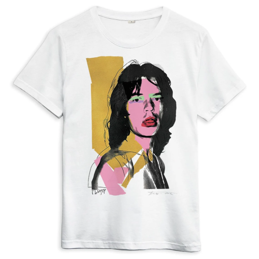 Mick Jagger by Andy Warhol T-Shirt, Men’s Women’s