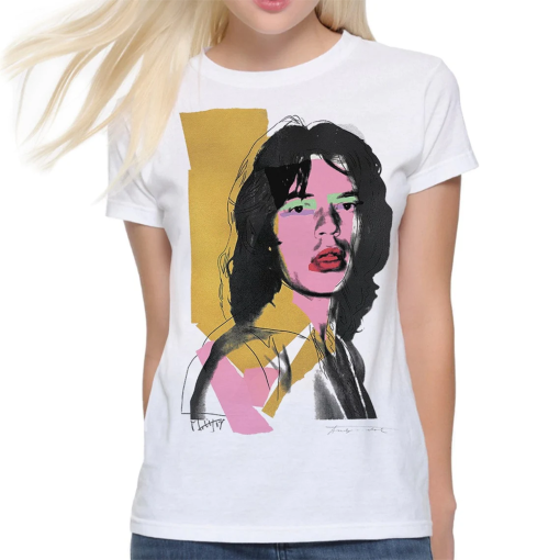 Mick Jagger by Andy Warhol T-Shirt, Men’s Women’s