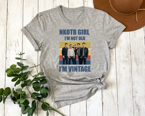 New Kids on the Block Shirt, Rock Band Tees, Vintage NKOTB Group Shirt, Concert T Shirt, NKOTB Concert Shirt, Cute Gift for Music Lovers