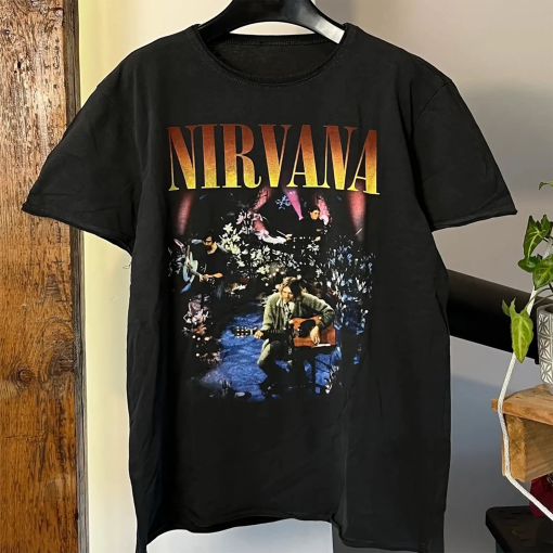 Nirvana – “Unplugged In New York” Shirt, Nirvana Live Album, Nirvana Album Shirt, Nirvana Band, Unisex Rock Band T-shirt