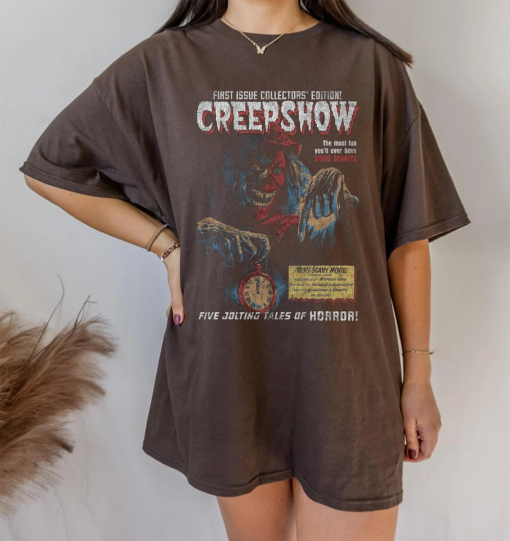 Creepshow, stephen king, george romero shirt, Horror movies shirt