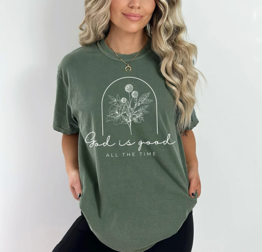 Comfort Colors® Religious Shirt, God Is Good Shirt, Christian Comfort Colors Shirt, Bible Verse Shirt, Faith Shirt, Womens Christian Tshirts