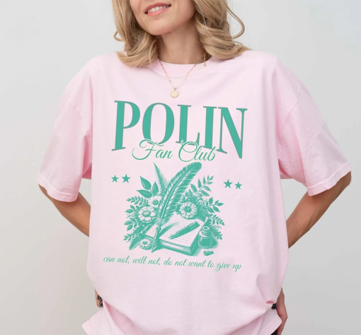 Polin Fan Club Comfort Colors Shirt, Penelope Colin Book Inspired Tshirt Season 3 The Ton Lady Featherington Carriage Scene Long Way TV Gift