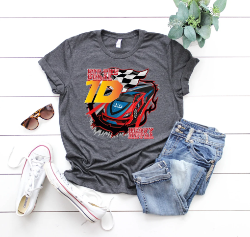 Rock Me Race Car Shirt, Hit The Pedal Heavy Metal T Shirt, Men Tshirt, Women Shirt, Unisex Tee