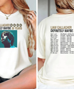 2 Sides Definitely Maybe 2024 Tour T…