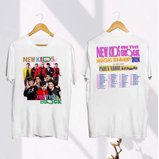 New Kids on the Block Shirt, NKOTB 2024 Tour Shirt, New Kids on the Block The Magic Summer Tour 2024 Shirt, New Kids on the Block Fan Gift