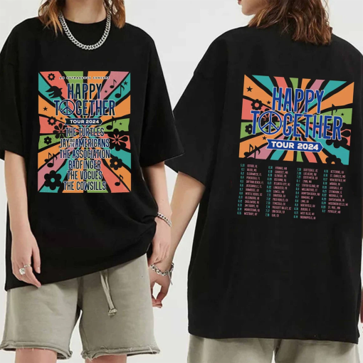 Happy Together Tour 2024 Tour Shirt, Happy Together 2024 Concert Shirt