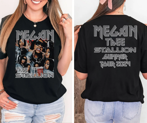 Vintage Megan Thee Stallion Shirt, Vintage Megan Thee Stallion 90s 2 Sides Shirt, Rapper Megan Thee Stallion Bootleg Shirt,Retro Megan Shirt