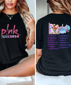 Personalised Pink Tour Tshirt. Concert t shirt…