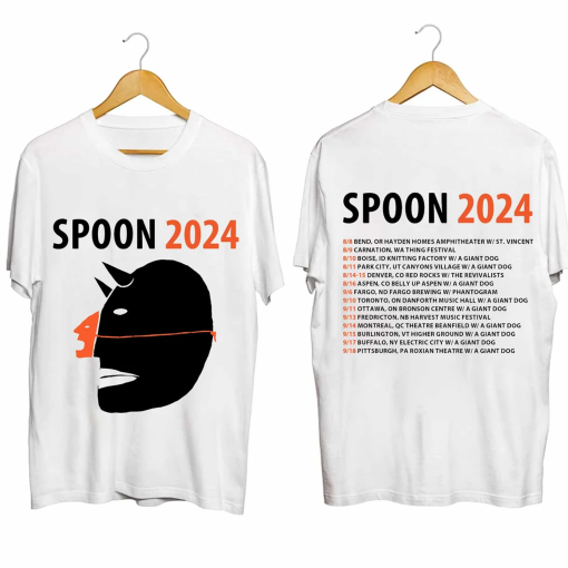 Spoon 2024 Tour Shirt, Spoon Band Fan Shirt, Spoon 2024 Concert Shirt