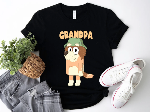 Bluey Grandpa Shirt, Bluey Dad Shirt, Bluey Granddad Shirt, Bluey Family Shirt, Fathers Day Shirt, Cool Papa Club Shirt, Dad Birthday Gift