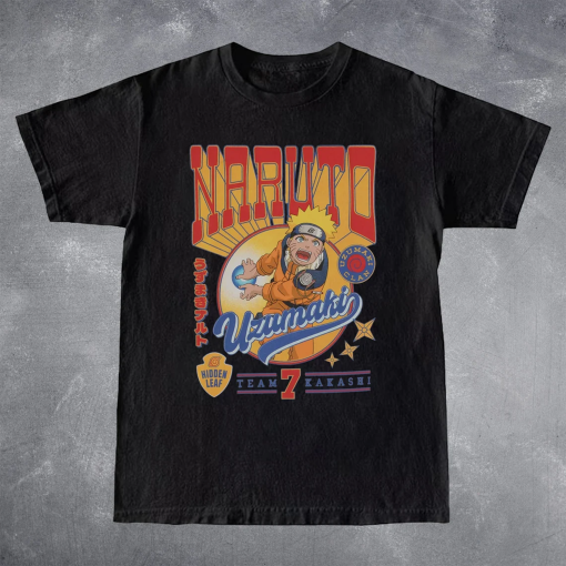 Naruto – Anime Vintage Style Special T-shirt Unisex, Anime Manga Shirt, Anime Shirt, Anime Lovers Shirt, Graphic Anime Tee, Manga Shirt