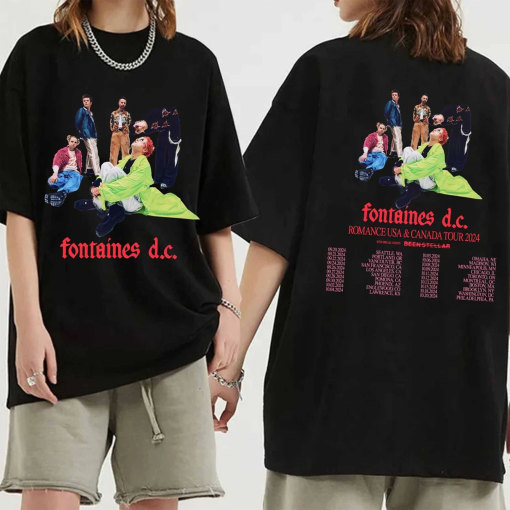 Fontaines DC 2024 Tour Shirt, Fontaines DC Band Fan Shirt, Fontaines DC Concert Shirt