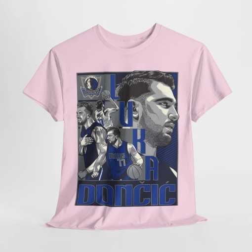 Luka Doncic T-shirt, Dallas Mavericks, Dallas Mavericks Fan T-shirt, MBA playoffs Tee shirt, Luca Doncic Fan Art T-shirt, Basketball Gift