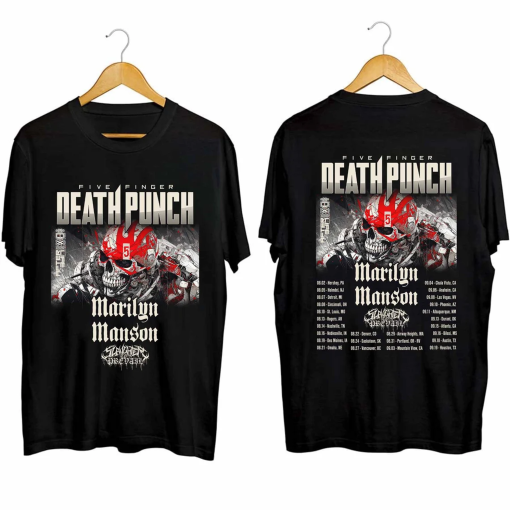 Five Finger Death Punch 2024 Tour Shirt, Five Finger Death Punch Band Fan Shirt, Five Finger Death Punch 2024 Concert Shirt