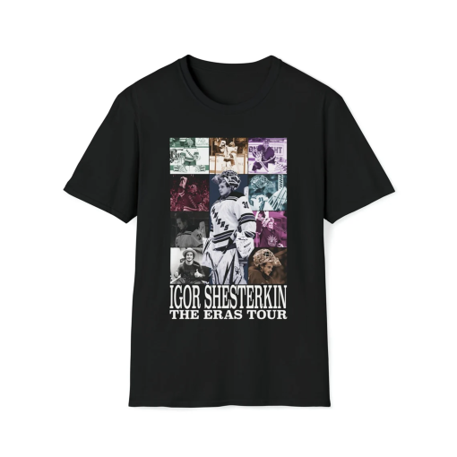 Igor Shesterkin The Eras Tour Unisex Softstyle T-Shirt, hockey, nhl, NYR merch, goalie, gift for her, gift for him, gift for nhl fans