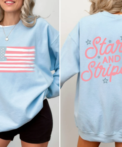 American Flag Sweatshirt, Stars and Stripes Shirt,…