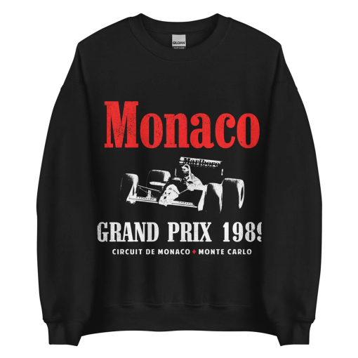 Monaco Grand Prix 1989 Sweatshirt, Monaco sweatshirt, Monaco shirt, Monaco, Monaco Grand Prix, Formula 1 Sweatshirt, F1 sweatshirt