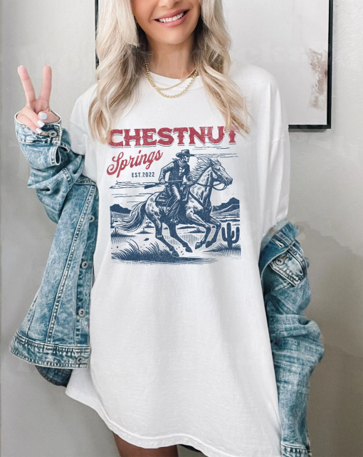 Chestnut Springs Shirt, Cowboy Romance Merch Shirt, Elsie Silver Inspired, Chestnut Springs Series Books, Western Cowboy, Romantasy Reader