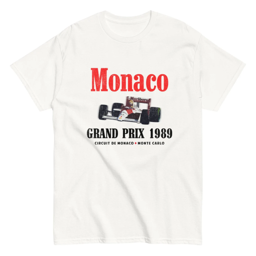 Monaco Grand Prix 1989 T-Shirt, Monaco Shirt, Monaco, F1 Shirt, Racing Shirt, Car Shirt, Race Car Shirt, Motorsport Apparel