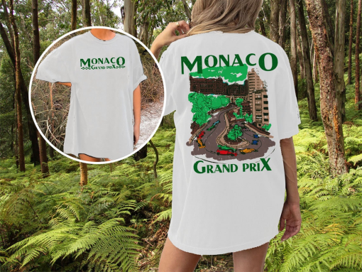 Monaco Grand Prix Racing Graphic T-Shirt