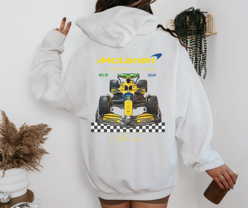 Mclaren 2024 Ayrton Senna Formula One Hoodie Heavy Blend Unisex Sweatshirt F1 Monaco Gift F1 driver Inspire Aesthetic Racing Clothing