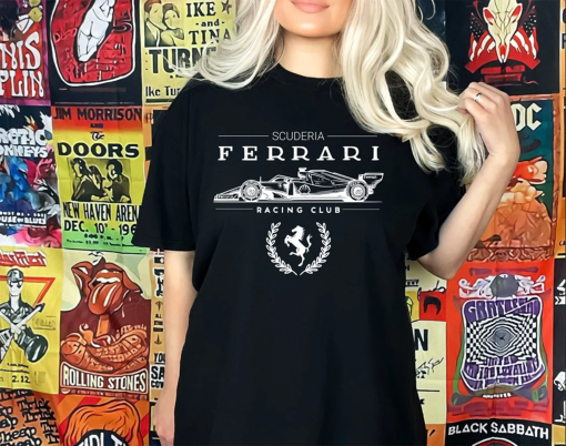 Ferrari F1 Racing Club Shirt | One of a Kind, Limited Edition F1 Shirt, Ferrari F1 Merch, Gift for F1 Fans