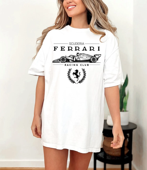 Ferrari F1 Racing Club Shirt | One of a Kind, Limited Edition F1 Shirt, Ferrari F1 Merch, Gift for F1 Fans