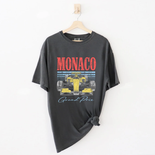 Monaco Grand Prix Racing Graphic T-Shirt, Comfort Colors