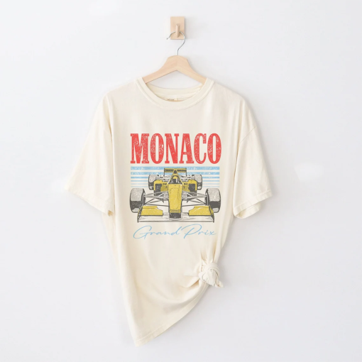 Monaco Grand Prix Racing Graphic T-Shirt, Comfort Colors