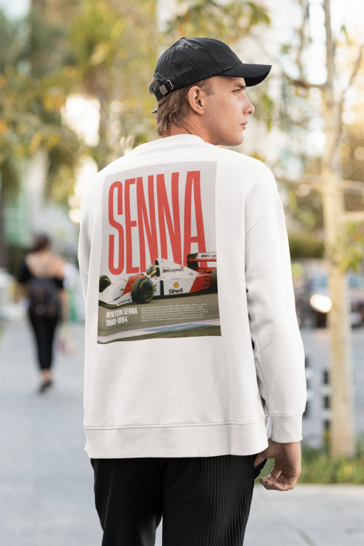 Vintage Ayrton Senna T-Shirt, Grand Prix Sweatshirt, Senna Hoodie, Automobile Racing Tee, Car Race Fan Top, Motosport Lover Gift, Driver Tee