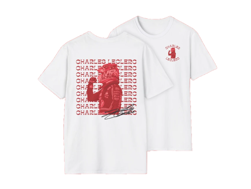 New: Leclerc Monaco 2024 T-Shirt, Charles Leclerc Fan T-Shirt, Charles Leclerc fan gift, Ferrari f1 fan gift, Charles Leclerc shirt